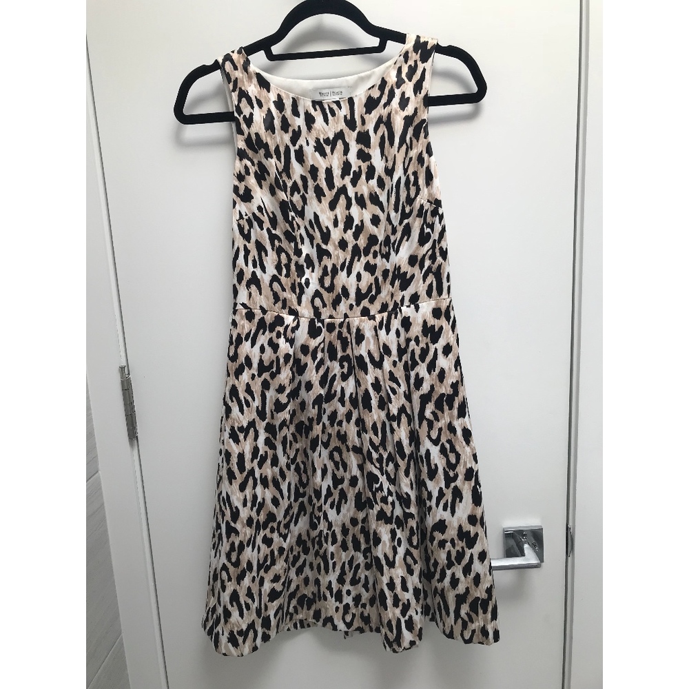 WHBM animal print dress
